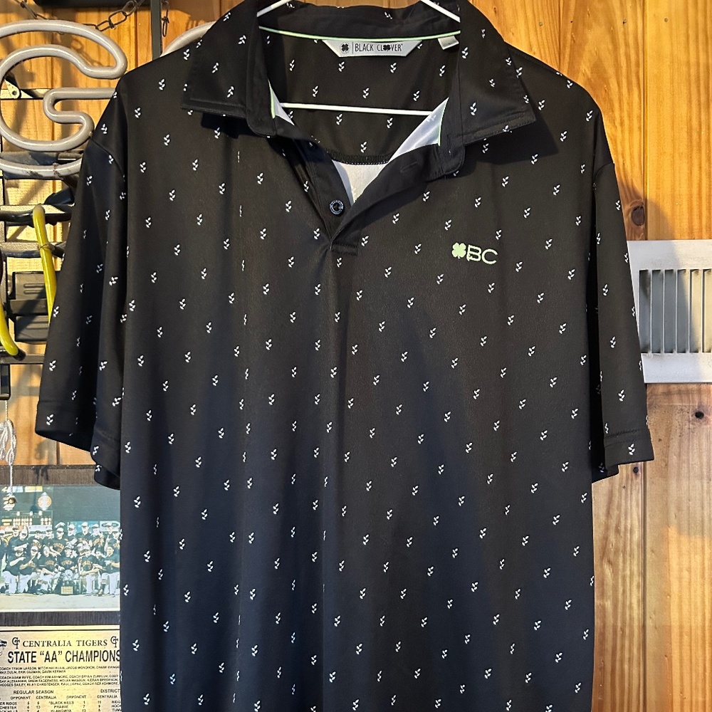 Black Clover Golf Polo
